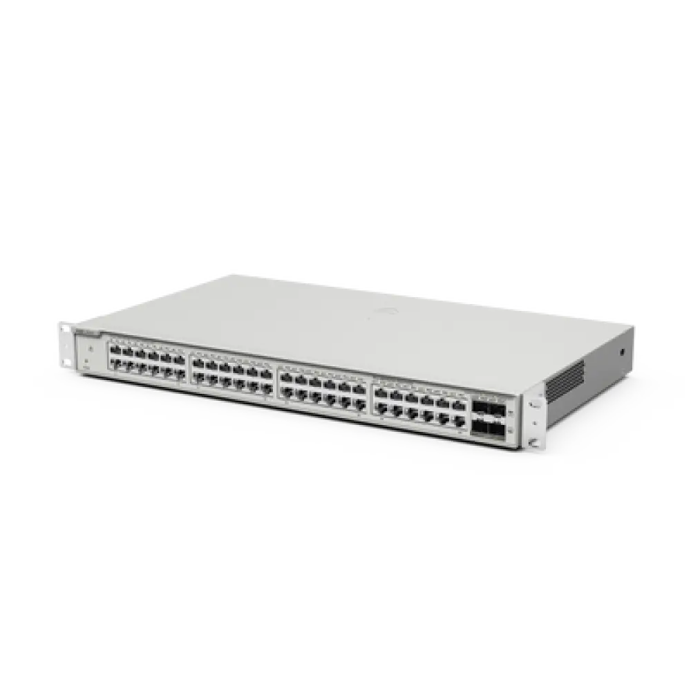 Switch Administrable Capa 2+ / 48 Puertos Gigabit / 4 SFP+ 10Gb / Conmutación 176 Gb/s / Protección 6 kV / Gestión en Nube