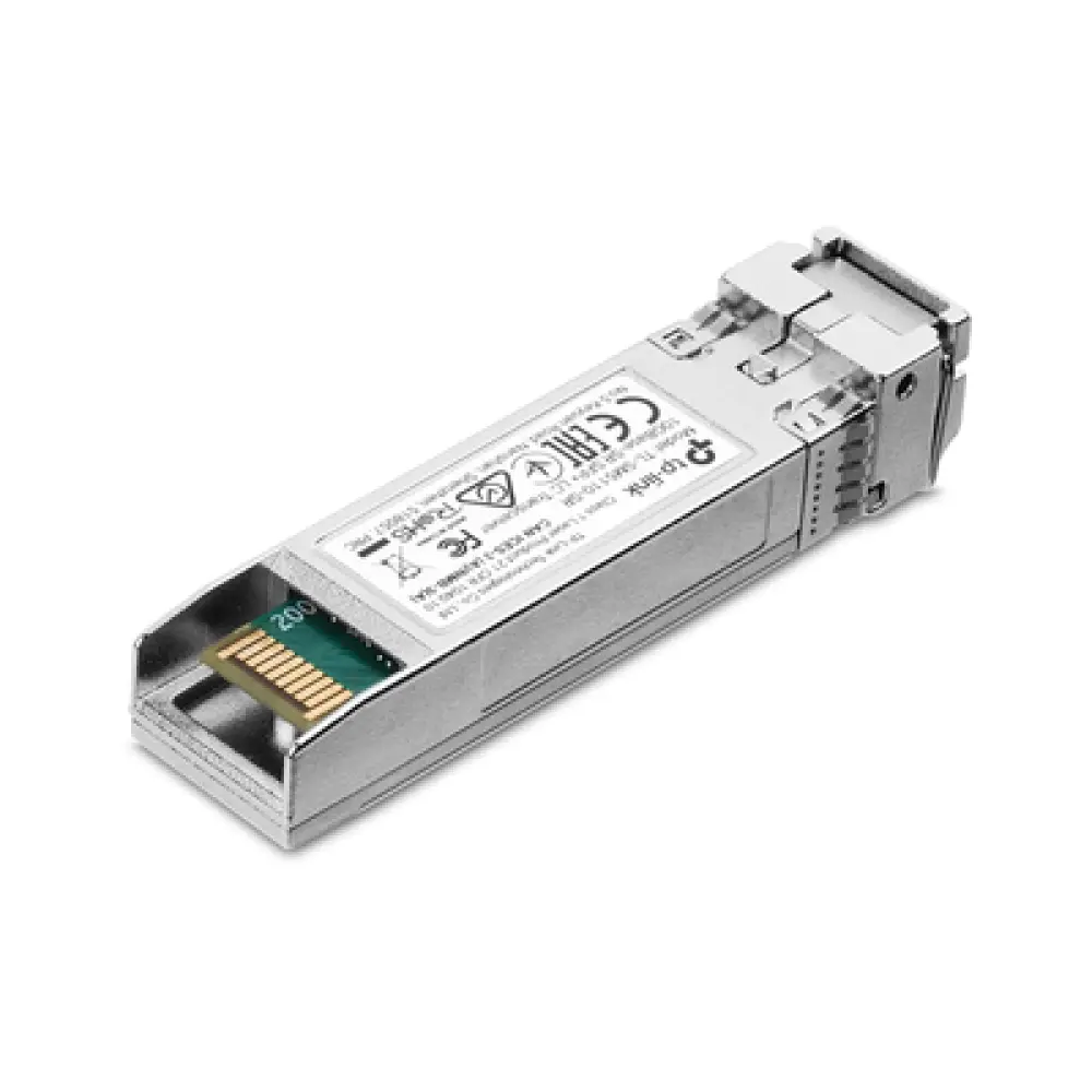Transceptor mini-GBIC SFP+ / Duplex Multimodo 10GBase / Distancia 300 m (984 pies) / Conector LC