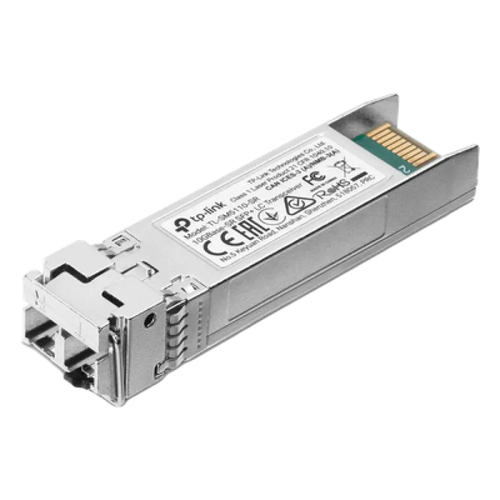 Transceptor mini-GBIC SFP+ / Duplex Multimodo 10GBase / Distancia 300 m (984 pies) / Conector LC