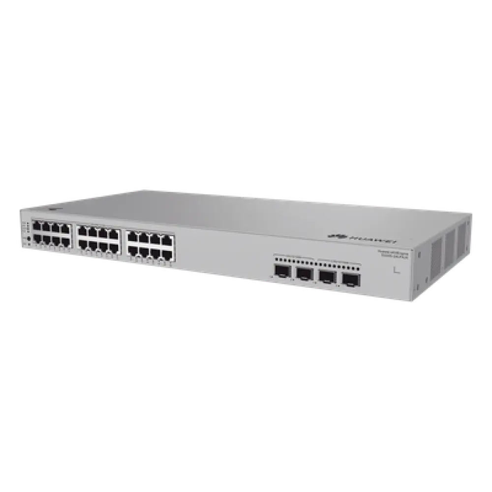 Switch Administrable Capa 2 / 24 Puertos PoE+ Gigabit / 2 SFP 2.5 Gbps + 2 SFP+ 10 Gbps / PoE Perpetuo / 195 W / 98 Gbps / 2.95 x 18.04 x 11.81 in