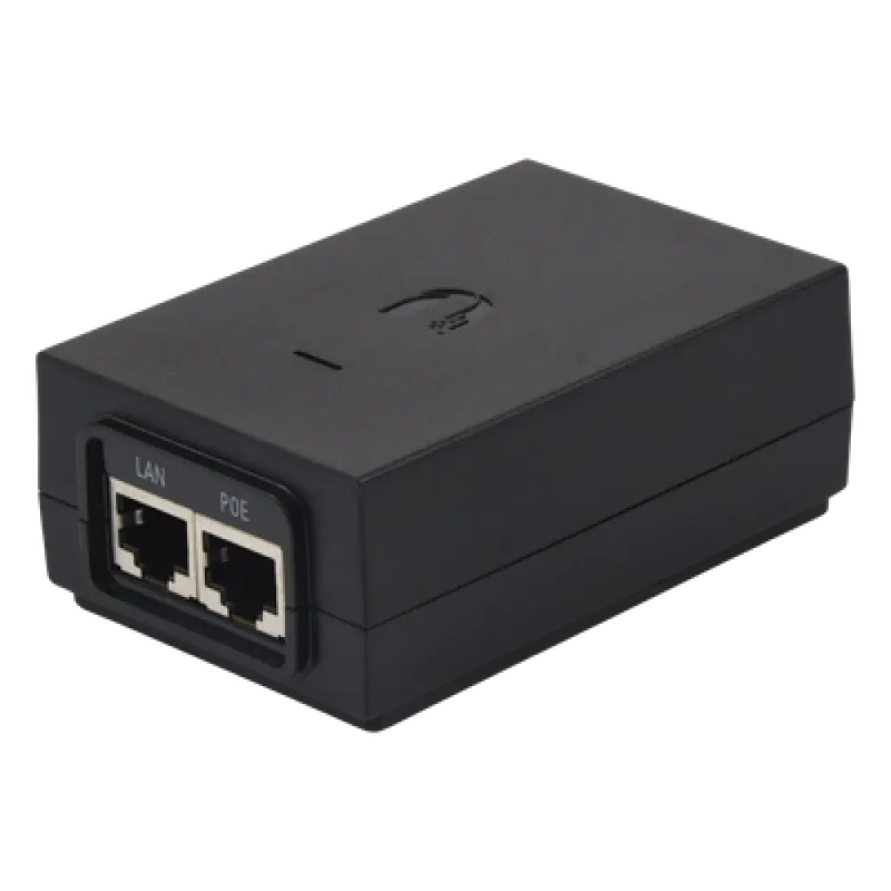 Adaptador PoE / 24 VDC / 1.25 A / Puerto Gigabit / 4 Pares / Protección ESD / 94 x 60 x 33 mm