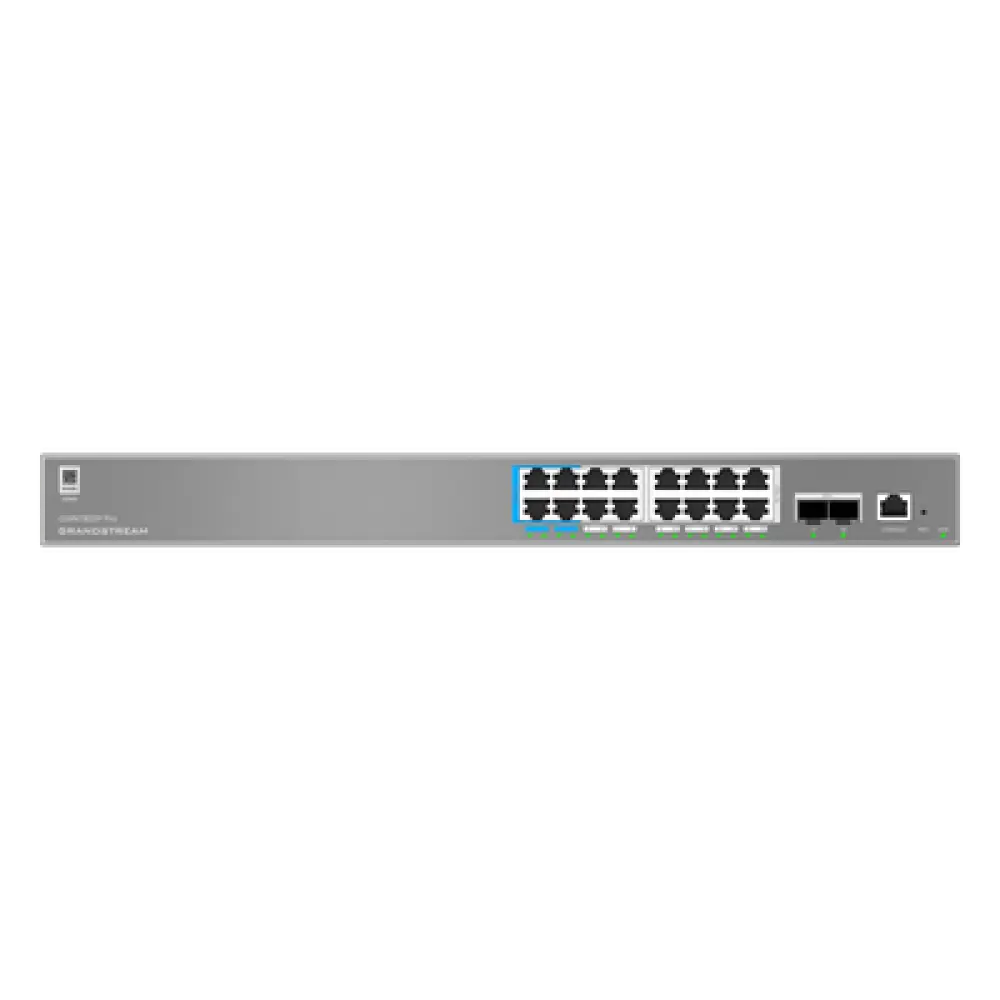 Switch Administrable Capa 2++ / 16 Puertos Gigabit PoE / 2 SFP+ / PoE++ 870.9W / Stacking 8 Unidades / 216 Gbps