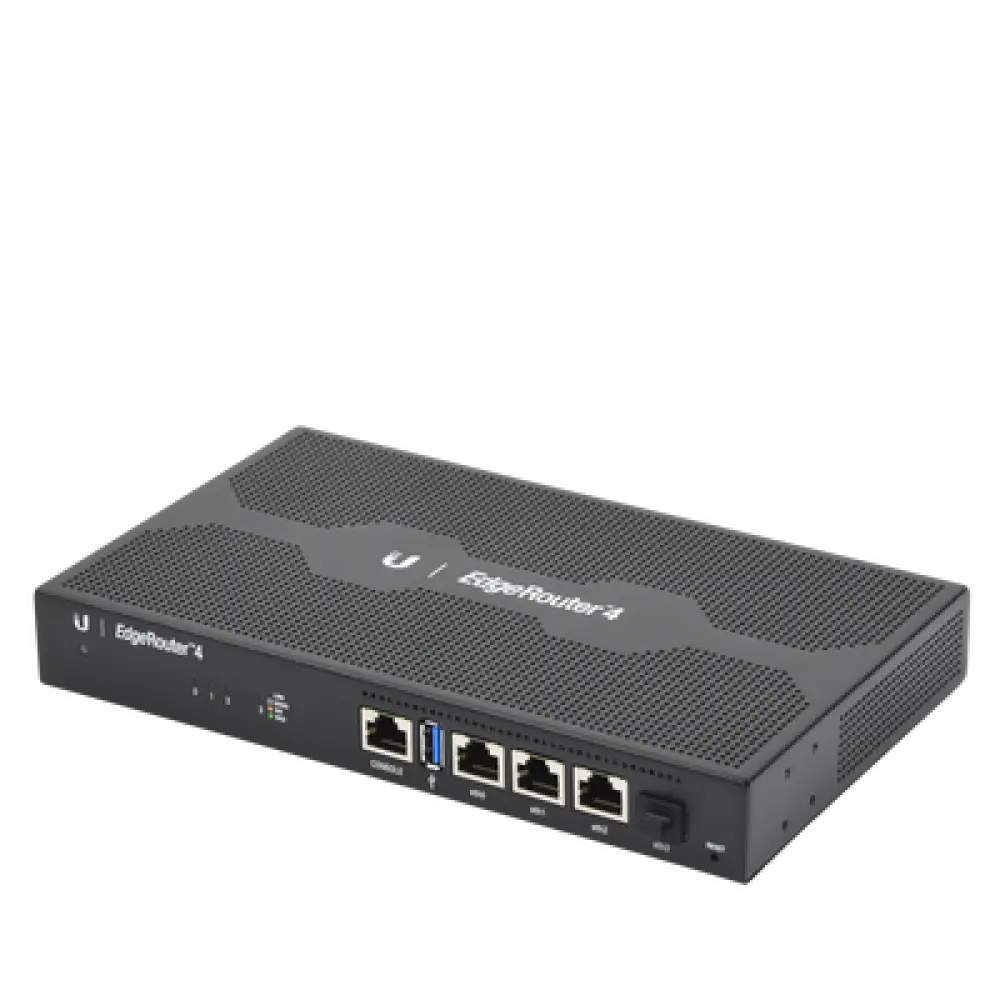 Router Edge / 4 Gbps / 3.4 Mpps / 3x RJ45 Gigabit + 1x SFP / 4-Core 1 GHz / 1 GB RAM / Rack 0.75 x 0.45 x 0.10 ft