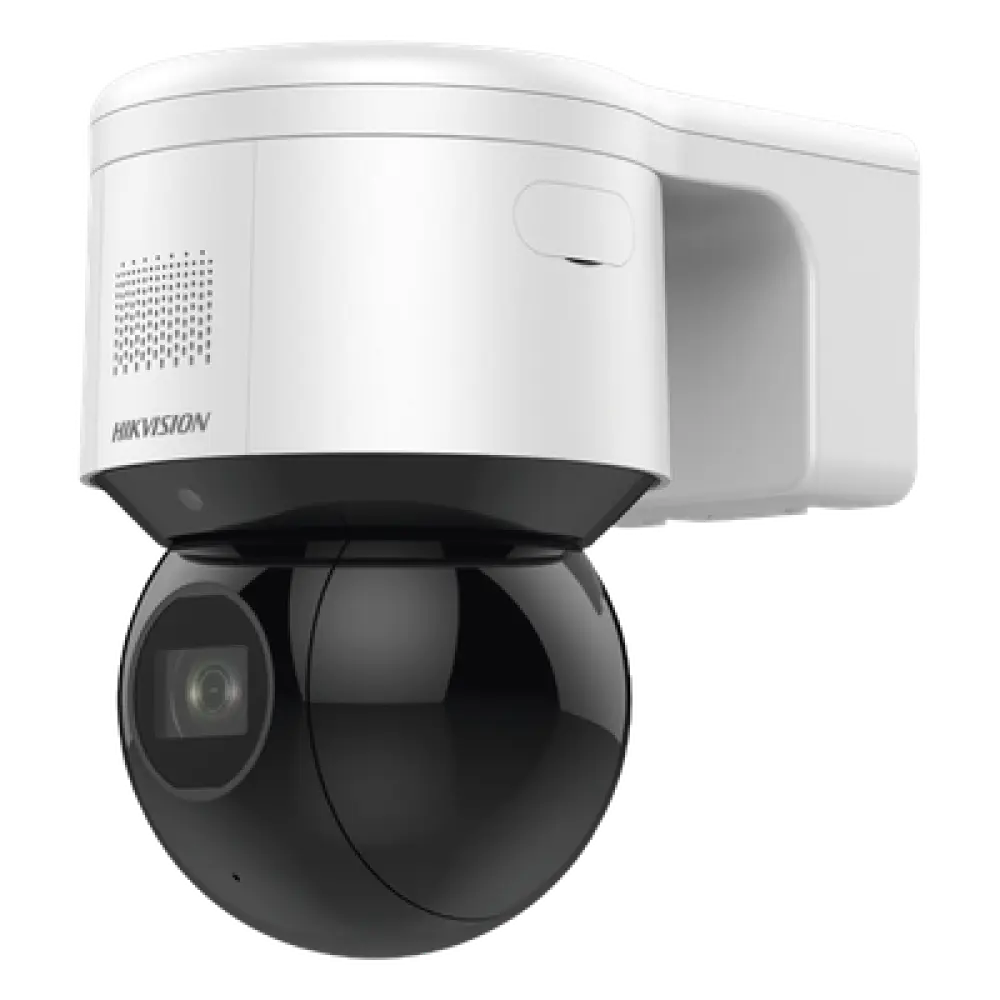 Domo PTZ IP / 4 Megapixel / 4X Zoom Óptico / IR EXIR 50 m (164 ft) / WDR 120 dB / AcuSense / Luz Estroboscópica y Sirena / PoE+ / IP66