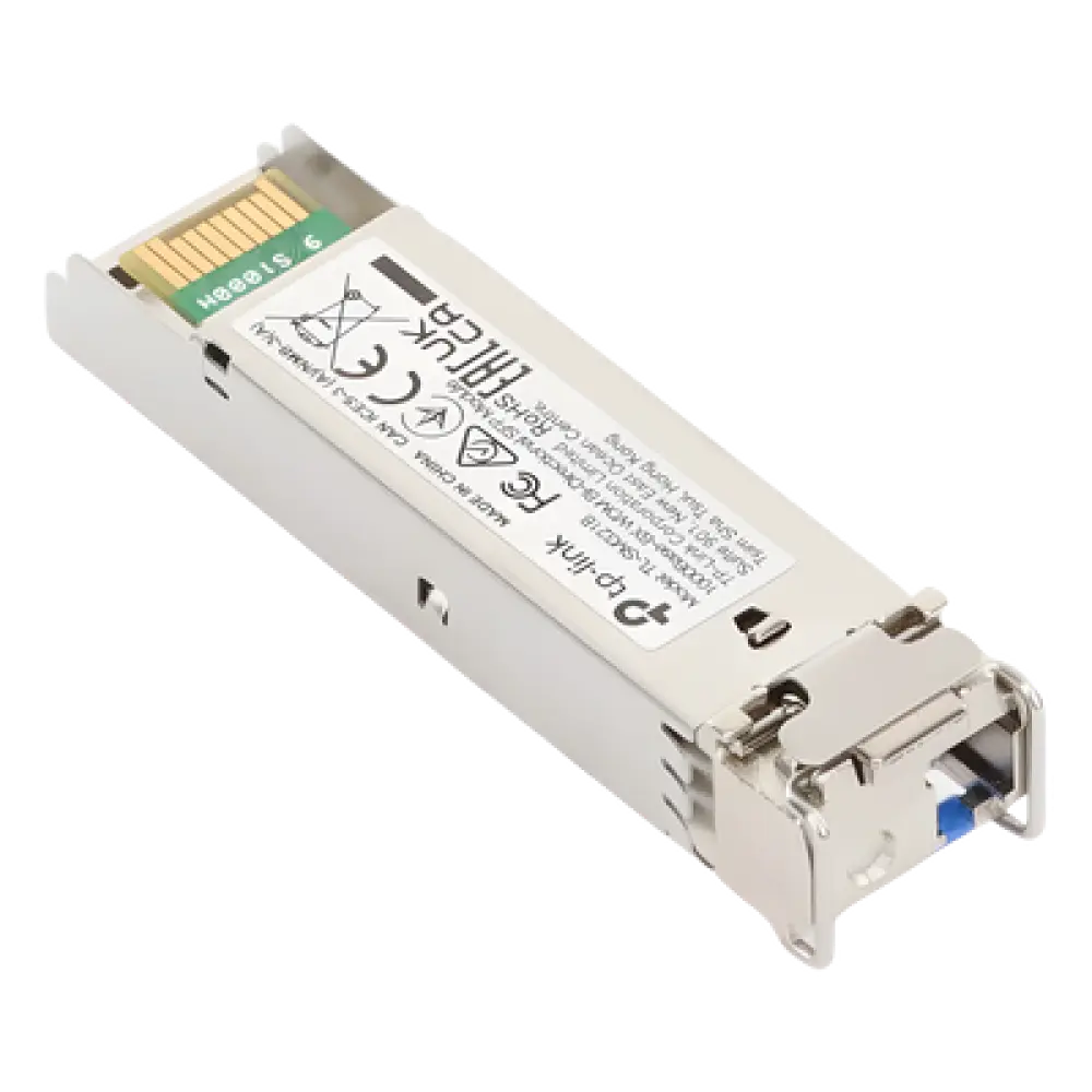 Transceptor mini-GBIC / SFP WDM Bi-Direccional / Monomodo 1GBase / 10 KM / LC Duplex / Hot-Swap