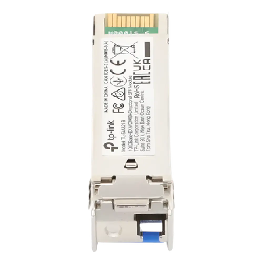 Transceptor mini-GBIC / SFP WDM Bi-Direccional / Monomodo 1GBase / 10 KM / LC Duplex / Hot-Swap