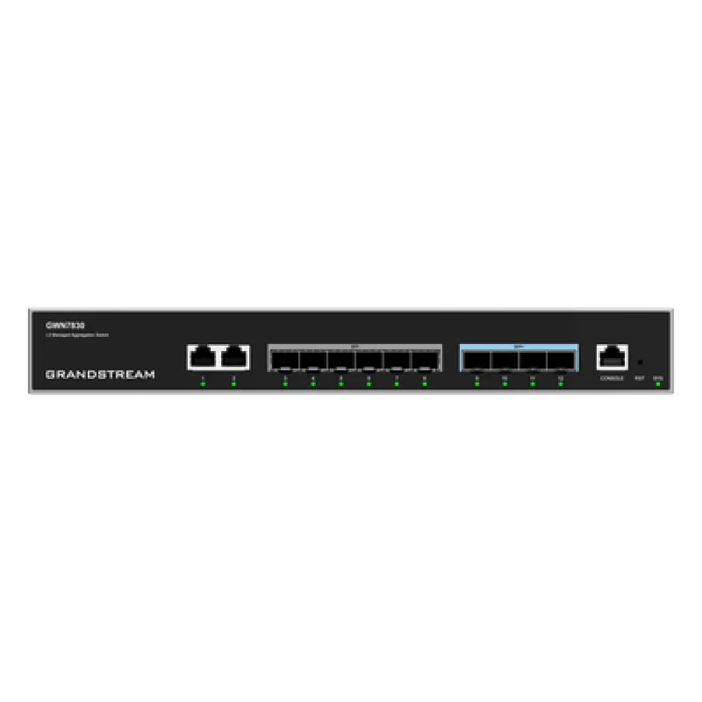 Switch de Agregación Capa 3 / 96 Gbps / 2 Puertos Gigabit Ethernet / 6 Puertos Gigabit SFP / 4 Puertos 10Gigabit SFP+ / Stacking 4 Unidades / QoS Avanzada / Dual Stack IPv4/IPv6
