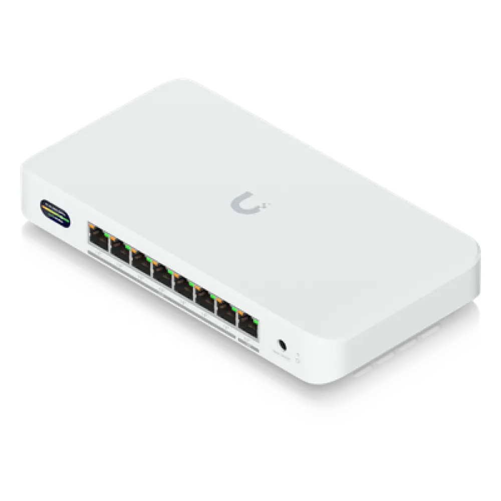 Switch PoE+ / 8 Puertos Multi-Gig / 1 x 10 GbE y 7 x 2.5 GbE / Wi-Fi 7 / 6 GHz / 30 W por Puerto / Compacto