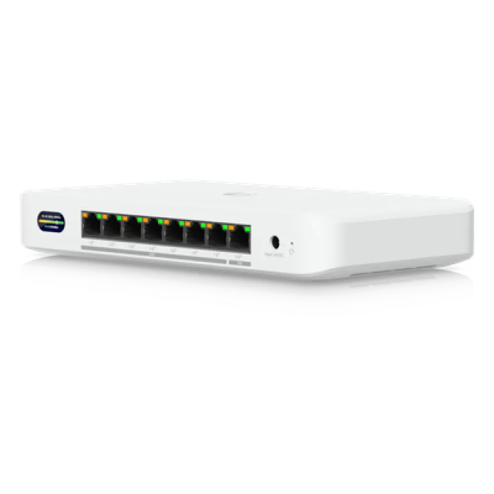 Switch PoE+ / 8 Puertos Multi-Gig / 1 x 10 GbE y 7 x 2.5 GbE / Wi-Fi 7 / 6 GHz / 30 W por Puerto / Compacto