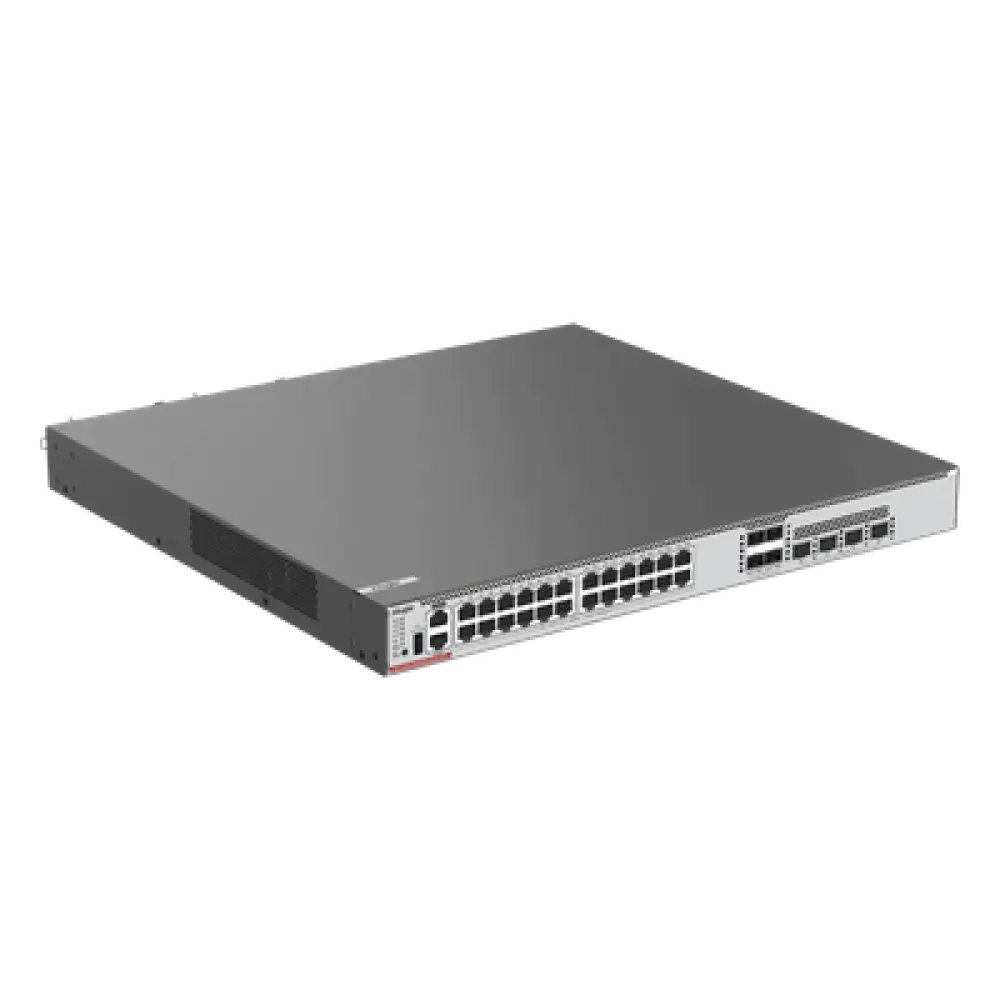 Switch Core / 24 Puertos Multi-Gigabit 10G / Hi-PoE 802.3bt 90 W / 4 SFP28 25G / Capa 3 / 1,480 W PoE / Fuentes Modulares