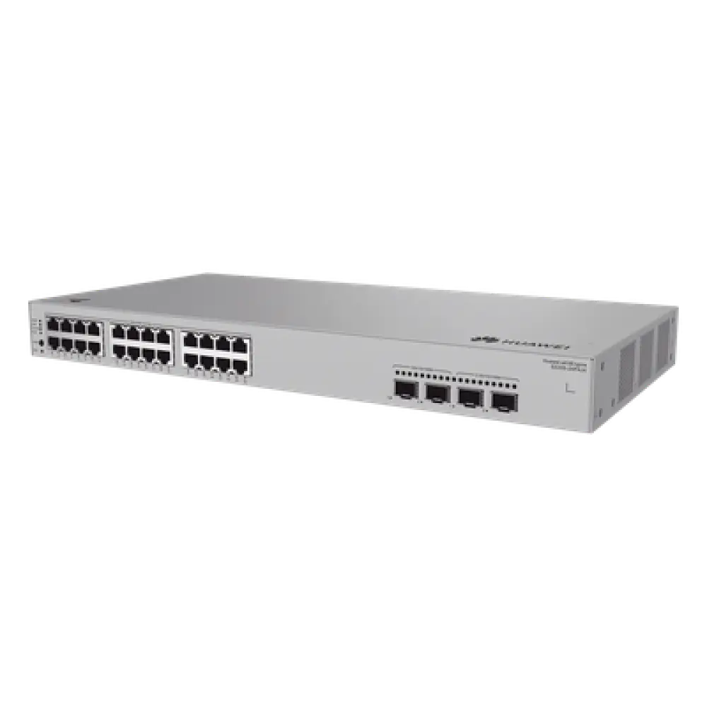 Switch Administrable Capa 2 / 24 Puertos PoE+ Gigabit / 2 SFP 2.5 Gbps + 2 SFP+ 10 Gbps / PoE Perpetuo 400 W / 98 Gbps / 73 Mpps / 3.71 kg / 442 x 220 x 43.6 mm (17.4 x 8.7 x 1.7 in)