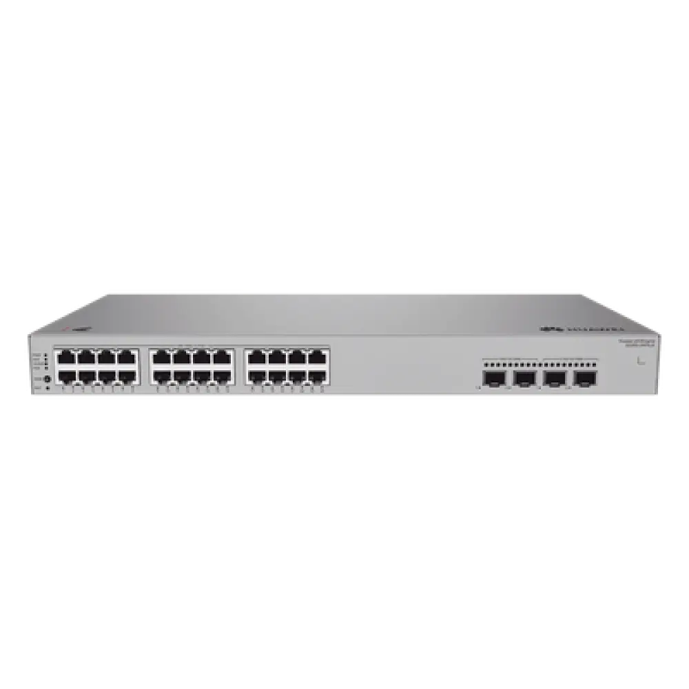 Switch Administrable Capa 2 / 24 Puertos PoE+ Gigabit / 2 SFP 2.5 Gbps + 2 SFP+ 10 Gbps / PoE Perpetuo 400 W / 98 Gbps / 73 Mpps / 3.71 kg / 442 x 220 x 43.6 mm (17.4 x 8.7 x 1.7 in)