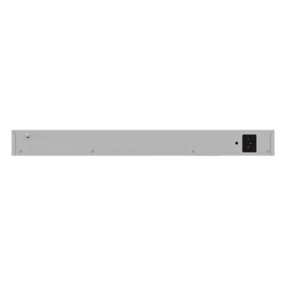 Switch Administrable Capa 2 / 24 Puertos PoE+ Gigabit / 2 SFP 2.5 Gbps + 2 SFP+ 10 Gbps / PoE Perpetuo 400 W / 98 Gbps / 73 Mpps / 3.71 kg / 442 x 220 x 43.6 mm (17.4 x 8.7 x 1.7 in)