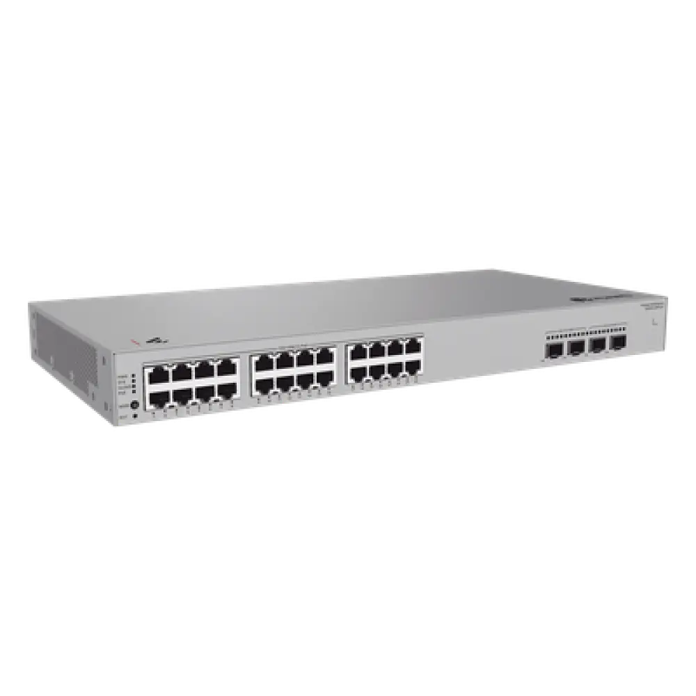 Switch Administrable Capa 2 / 24 Puertos PoE+ Gigabit / 2 SFP 2.5 Gbps + 2 SFP+ 10 Gbps / PoE Perpetuo 400 W / 98 Gbps / 73 Mpps / 3.71 kg / 442 x 220 x 43.6 mm (17.4 x 8.7 x 1.7 in)