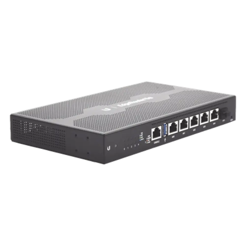 Router Edge / 6 Puertos Gigabit / 1 SFP / PoE 24V Pasivo / 6 Gbps / 4-Core 1 GHz