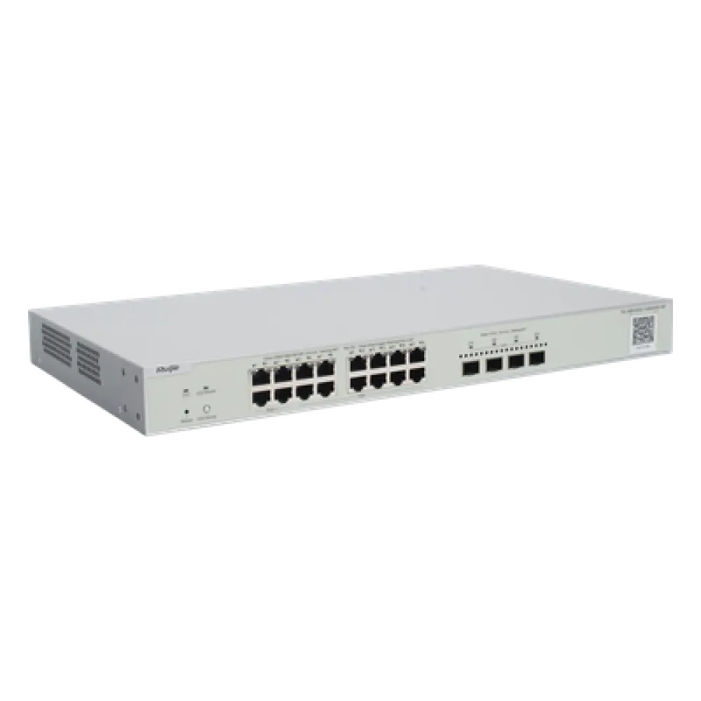 Switch Multi-Gigabit PoE++ / 16 Puertos 2.5G / 4 Puertos SFP+ 10G / 370W / Capa 2 / 160 Gbps / 1U Rack