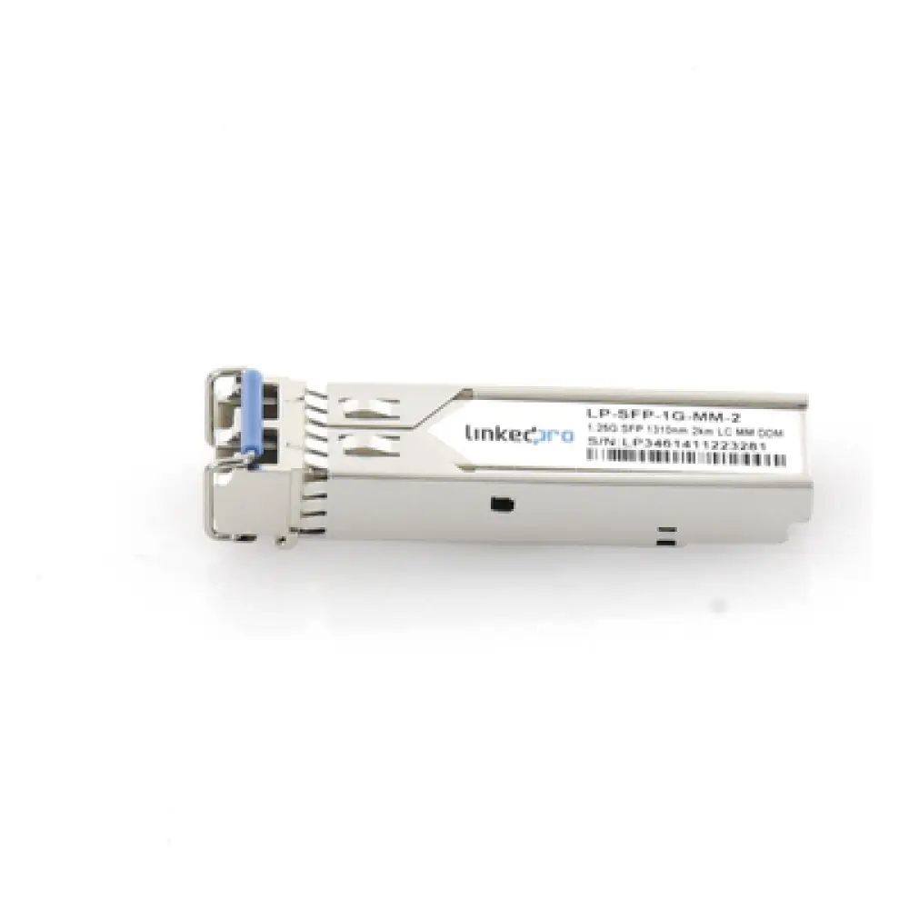 Transceptor SFP / Multimodo / 1310 nm / 1.25 Gbps / 1000BASE-SX / LC/UPC Dúplex / DDM / 2 km (6561.7 ft)