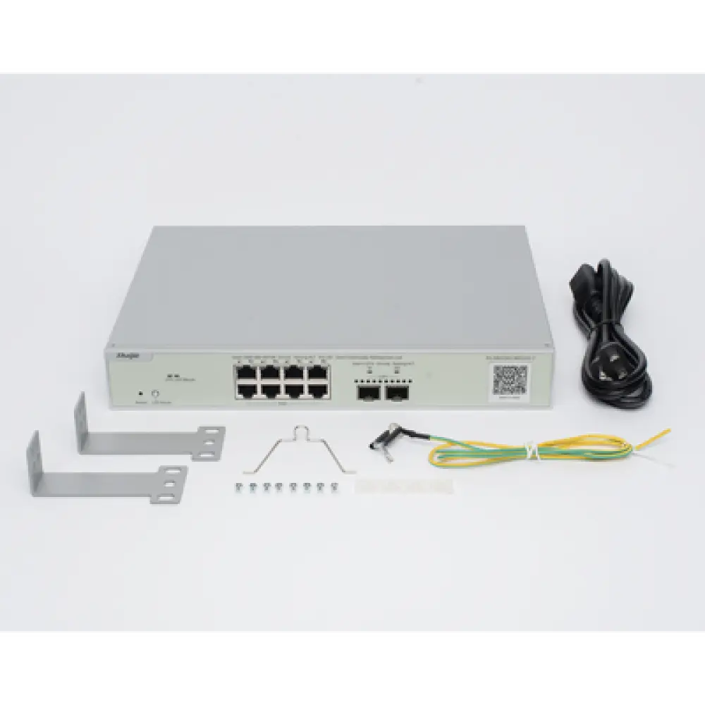 Switch PoE+ Multi-Gigabit / 8 Puertos 2.5G / 2 Uplink SFP+ 10G / Capa 2 / 240W PoE / 80 Gbps / Cloud Administrable