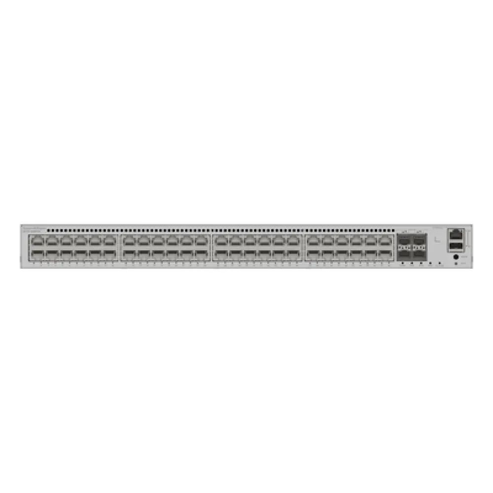 Switch Core/Distribución / 48 Puertos PoE+ Gigabit / 4 SFP+ 10G / PoE Perpetuo / 849 W / Capa 3 / 176 Gbps