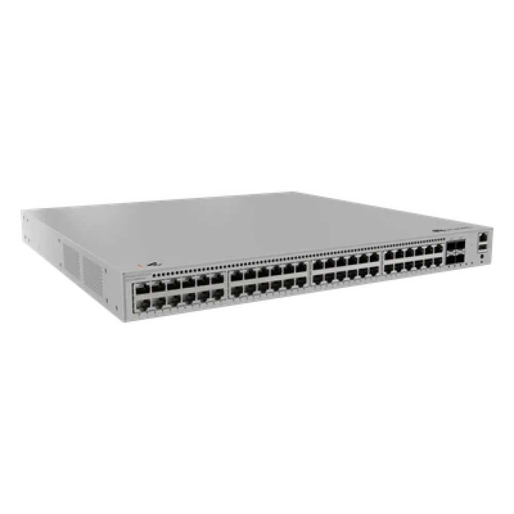Switch Core/Distribución / 48 Puertos PoE+ Gigabit / 4 SFP+ 10G / PoE Perpetuo / 849 W / Capa 3 / 176 Gbps