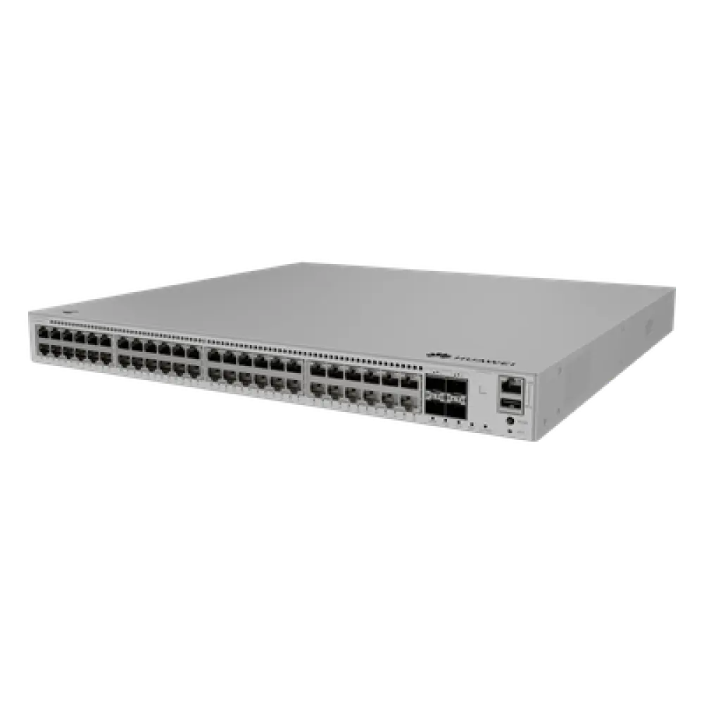 Switch Core/Distribución / 48 Puertos PoE+ Gigabit / 4 SFP+ 10G / PoE Perpetuo / 849 W / Capa 3 / 176 Gbps