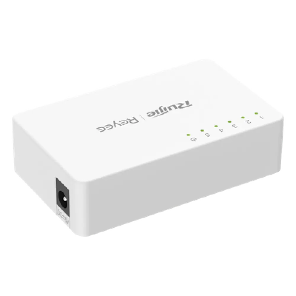 Switch No Administrable / 5 Puertos 10/100 Mbps / Visibilidad Cloud / Plug & Play / 1 Gbps Switching Capacity