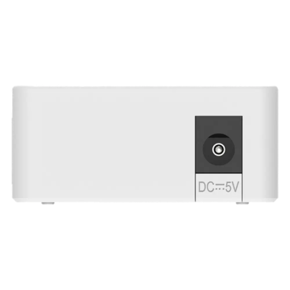 Switch No Administrable / 5 Puertos 10/100 Mbps / Visibilidad Cloud / Plug & Play / 1 Gbps Switching Capacity