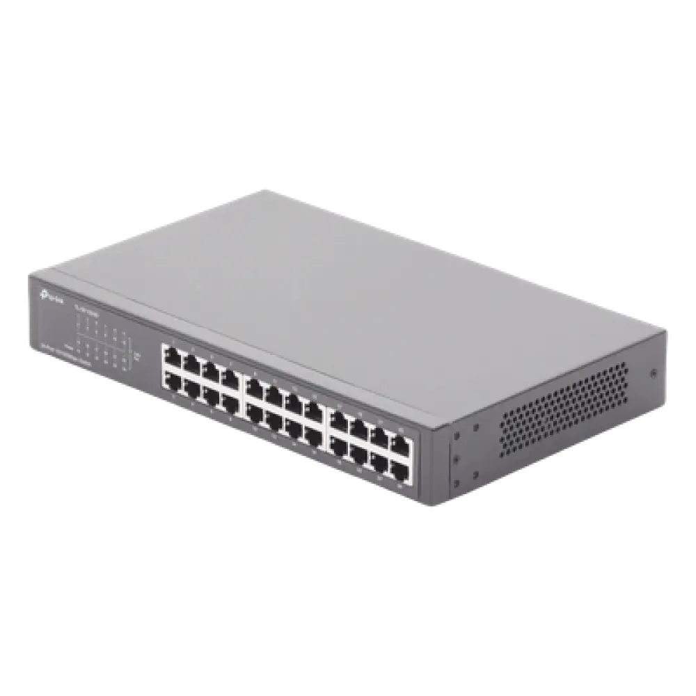 Switch no administrable / 24 puertos 10/100 Mbps / 35.7 Mpps / Escritorio o rack