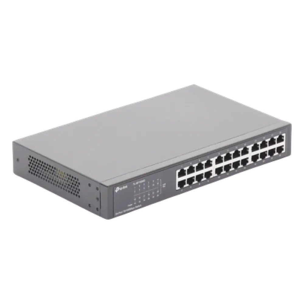 Switch no administrable / 24 puertos 10/100 Mbps / 35.7 Mpps / Escritorio o rack