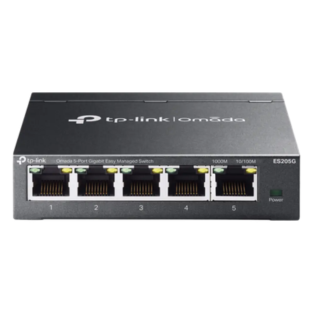 Switch Gestionado SDN / 5 Puertos Gigabit / 10 Gbps Capacidad Switching / 7.4 Mpps Forwarding Rate / Fanless / VLAN 802.1Q / QoS 8 Colas