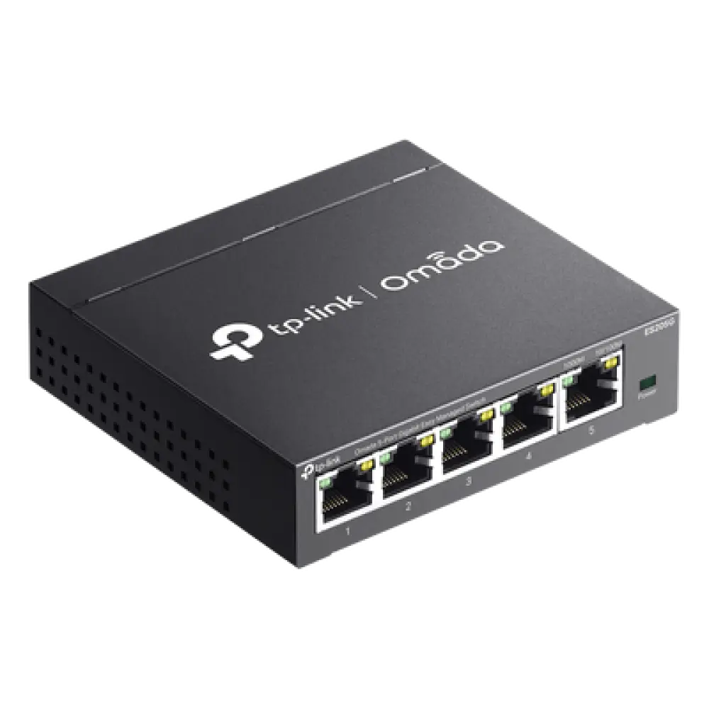 Switch Gestionado SDN / 5 Puertos Gigabit / 10 Gbps Capacidad Switching / 7.4 Mpps Forwarding Rate / Fanless / VLAN 802.1Q / QoS 8 Colas