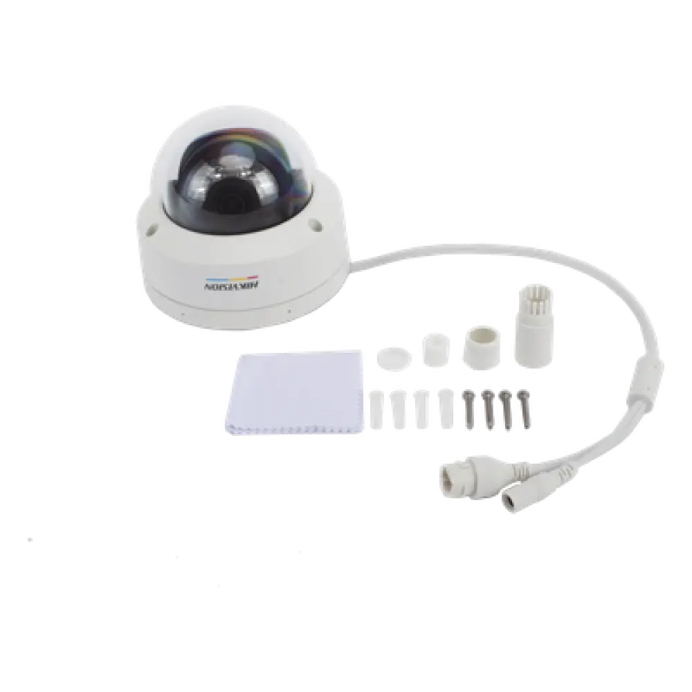 Cámara Domo IP / 6 Megapixel / Dual Light 30 m (98.4 ft) / ColorVu 3.0 / AcuSense Lite / IP67 IK08 / PoE