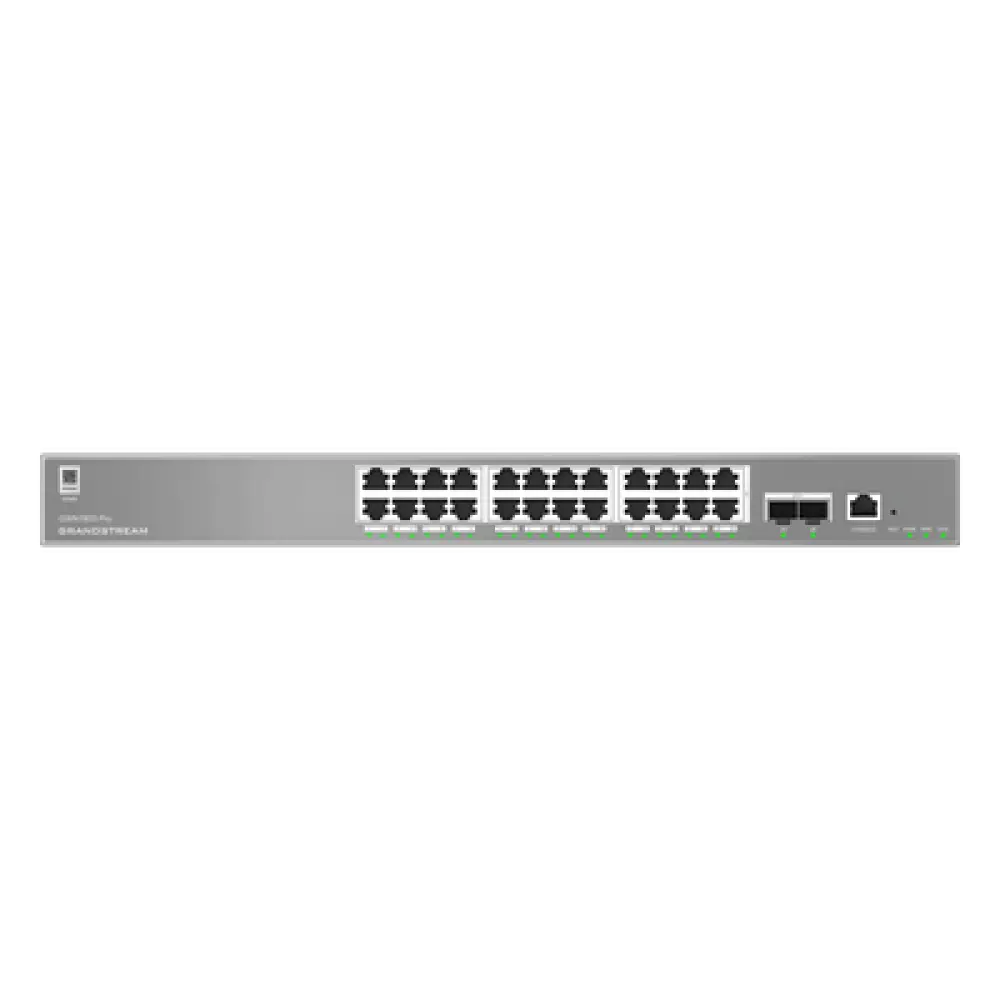 Switch Empresarial Administrable / Capa 2++ / 24 Puertos Gigabit / 2 SFP+ / 88 Gbps / VLAN 4K / QoS Avanzado / GDMS Cloud