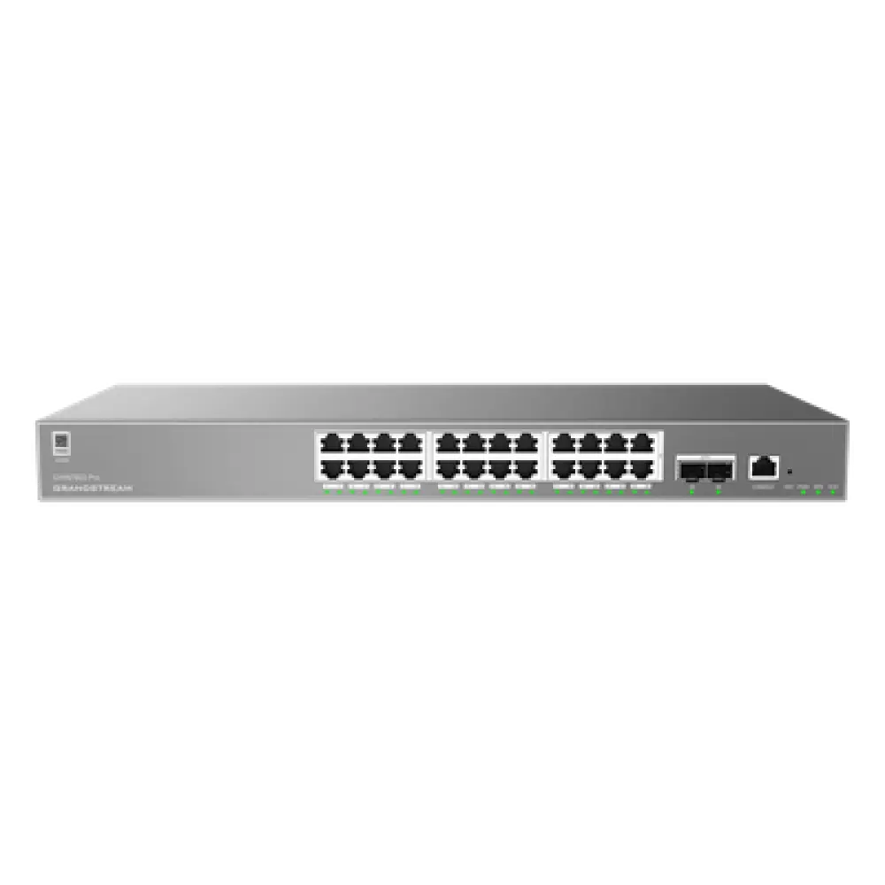 Switch Empresarial Administrable / Capa 2++ / 24 Puertos Gigabit / 2 SFP+ / 88 Gbps / VLAN 4K / QoS Avanzado / GDMS Cloud