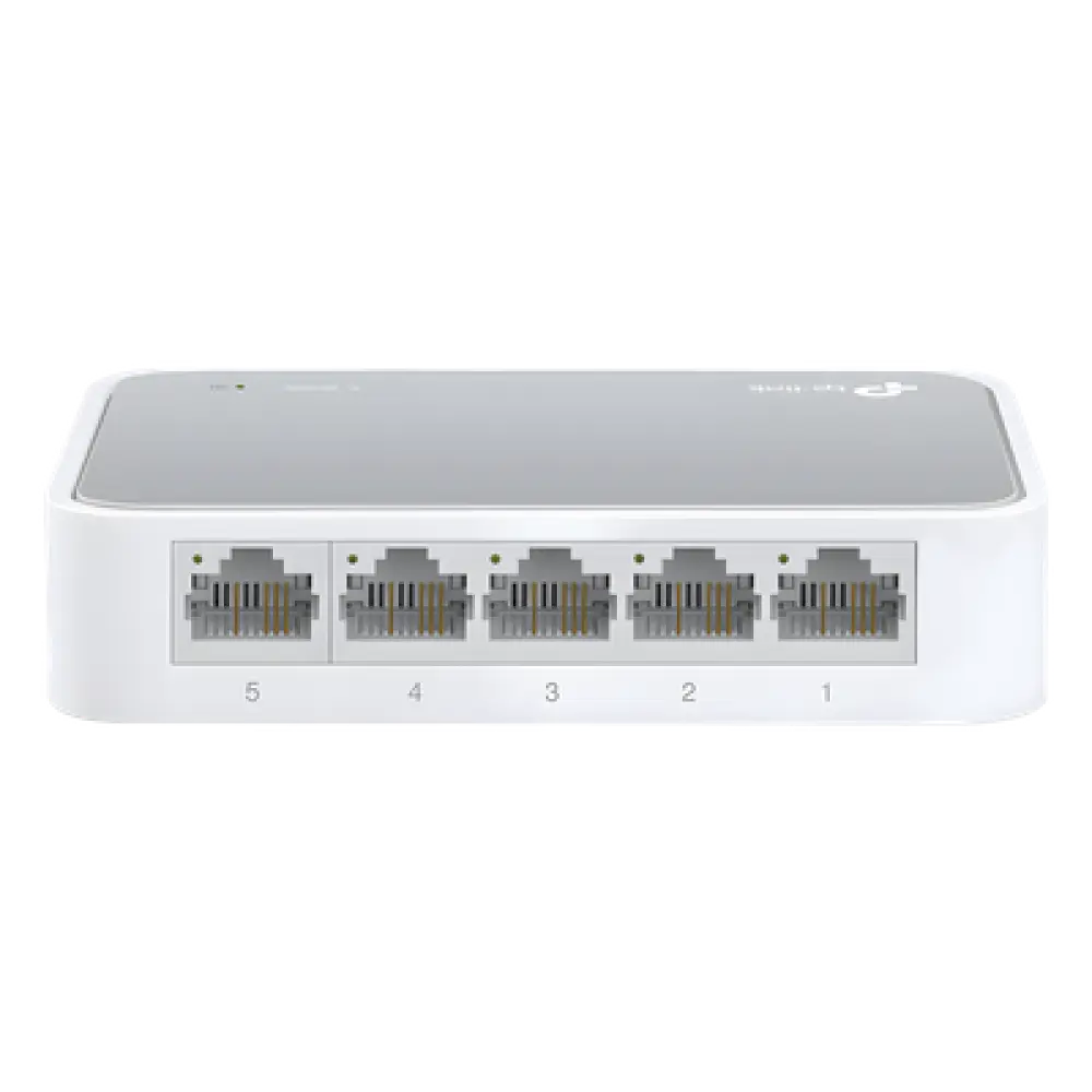 Switch de escritorio / 5 puertos / 10/100 Mbps / Auto-MDI/MDIX / Green Ethernet