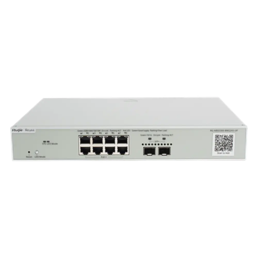 Switch Multi-Gigabit PoE++ / 8 Puertos 2.5G / 2 SFP+ / 370W / Capa 3 / 80 Gbps / Cloud Administrable