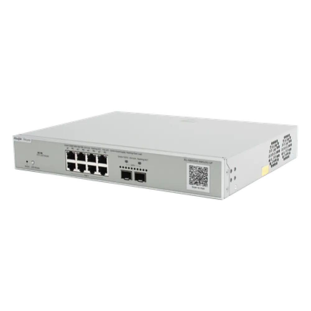 Switch Multi-Gigabit PoE++ / 8 Puertos 2.5G / 2 SFP+ / 370W / Capa 3 / 80 Gbps / Cloud Administrable