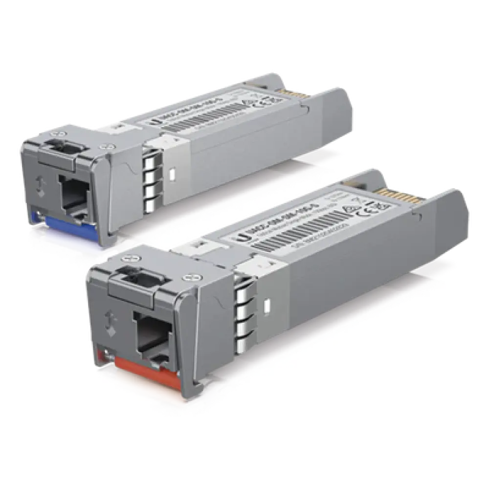 Transceptor SFP+ / 10 Gbps / Fibra Monomodo / Alcance 10 km (32,808 ft) / Bidi LC / Rango Térmico 0°C a 70°C