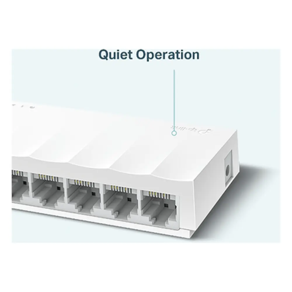 Switch no administrado / 8 puertos 10/100Mbps / Fanless / 4.9 x 1.9 x 0.9 in