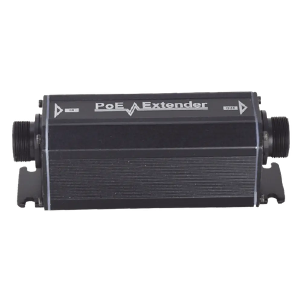 Extensor PoE Gigabit / 200 m (656.2 ft) / 60 W / IP66 / 1 Puerto Entrada / 1 Puerto Salida / Sin Alimentación Adicional