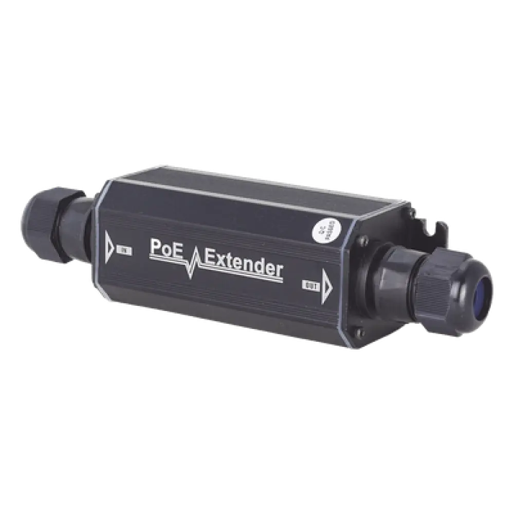 Extensor PoE Gigabit / 200 m (656.2 ft) / 60 W / IP66 / 1 Puerto Entrada / 1 Puerto Salida / Sin Alimentación Adicional