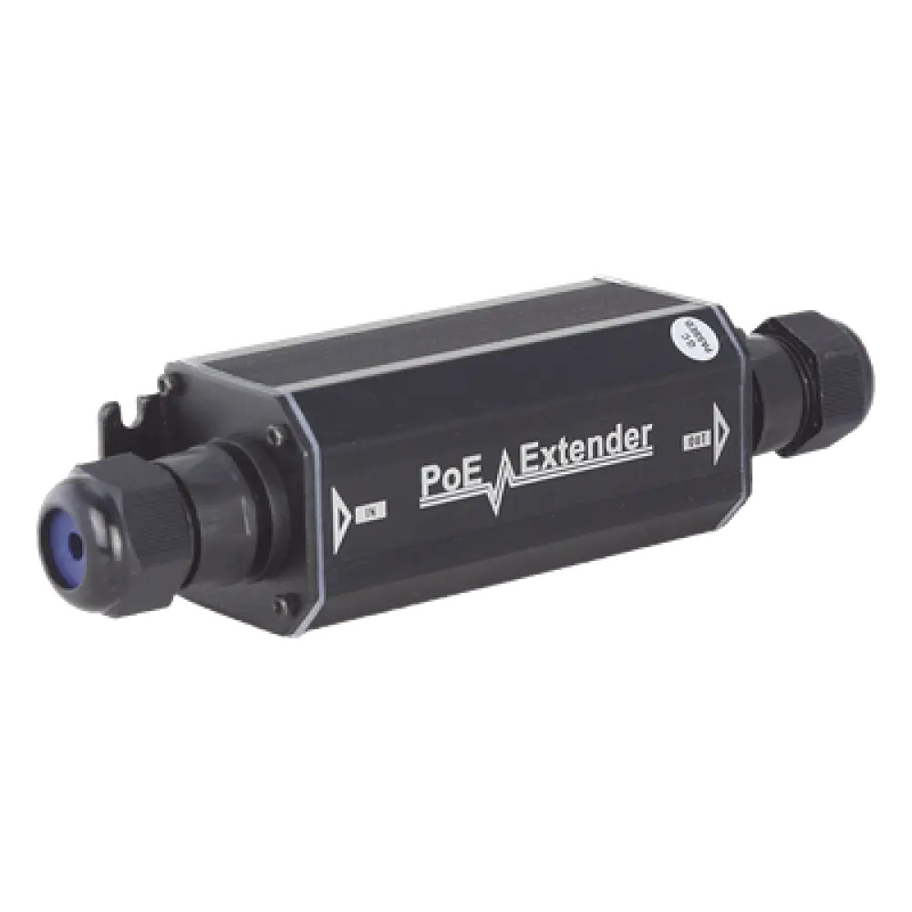 Extensor PoE Gigabit / 200 m (656.2 ft) / 60 W / IP66 / 1 Puerto Entrada / 1 Puerto Salida / Sin Alimentación Adicional