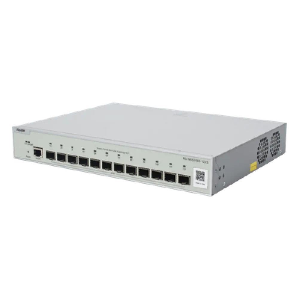 Switch Administrable Full Aggregation Capa 3 / 12 Puertos SFP+ 10G / 240 Gbps / 1U / 11.81 x 9.13 x 1.73 in
