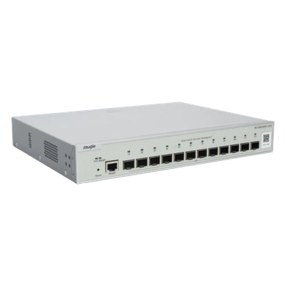 Switch Administrable Full Aggregation Capa 3 / 12 Puertos SFP+ 10G / 240 Gbps / 1U / 11.81 x 9.13 x 1.73 in