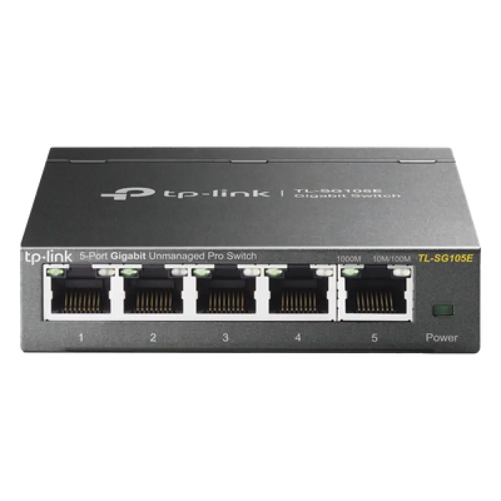 Switch Easy Smart / 5 Puertos Gigabit / 5 Gbps / 32 VLANs / Sin Ventilador / QoS / IGMP Snooping