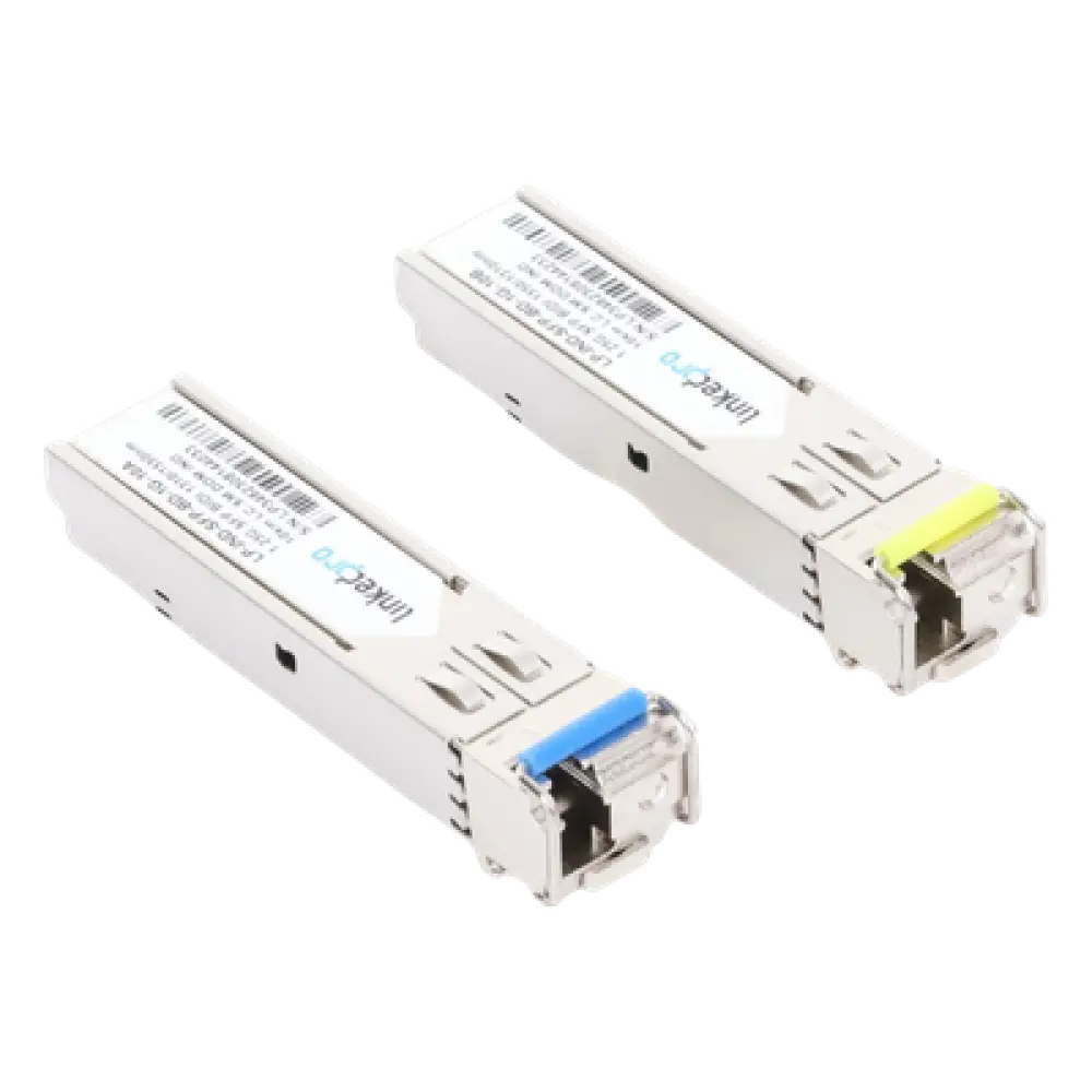 Transceptor SFP Industrial Bidireccional / 1.25 Gbps / Monomodo 10 km (32,808 ft) / 1310/1550 nm / LC/UPC Simplex / DDM / Hot-Pluggable
