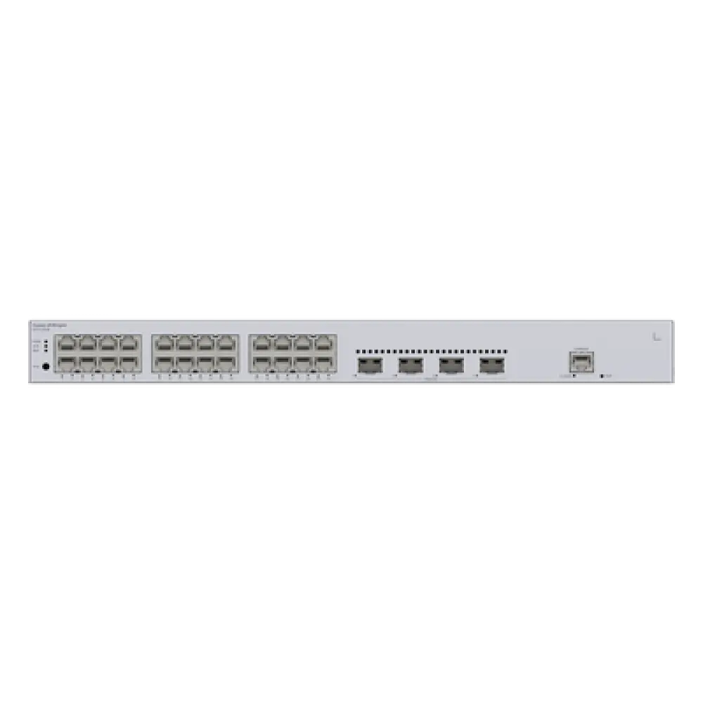 Switch Capa 3 / 24 Puertos Gigabit / 4 Uplink 10GE SFP+ / 128 Gbps / iStack / ERPS