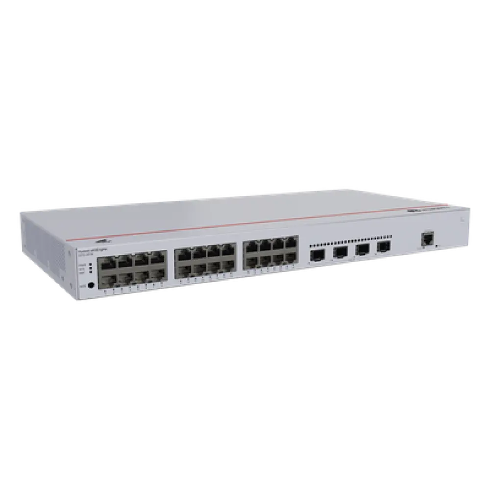 Switch Capa 3 / 24 Puertos Gigabit / 4 Uplink 10GE SFP+ / 128 Gbps / iStack / ERPS