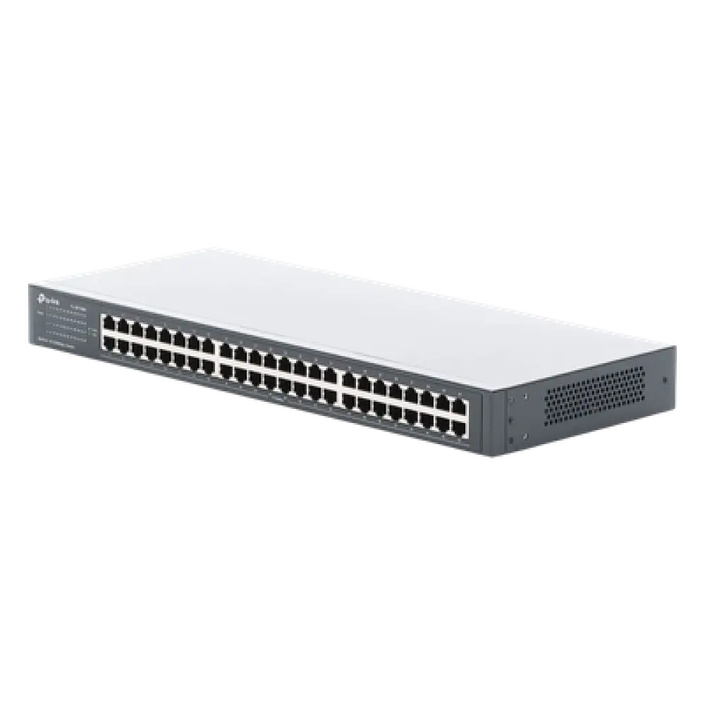 Switch no administrable / 48 puertos 10/100 Mbps / 96 Gbps capacidad de conmutación / 71.4 Mpps throughput / Rack 19" (48.26 cm)