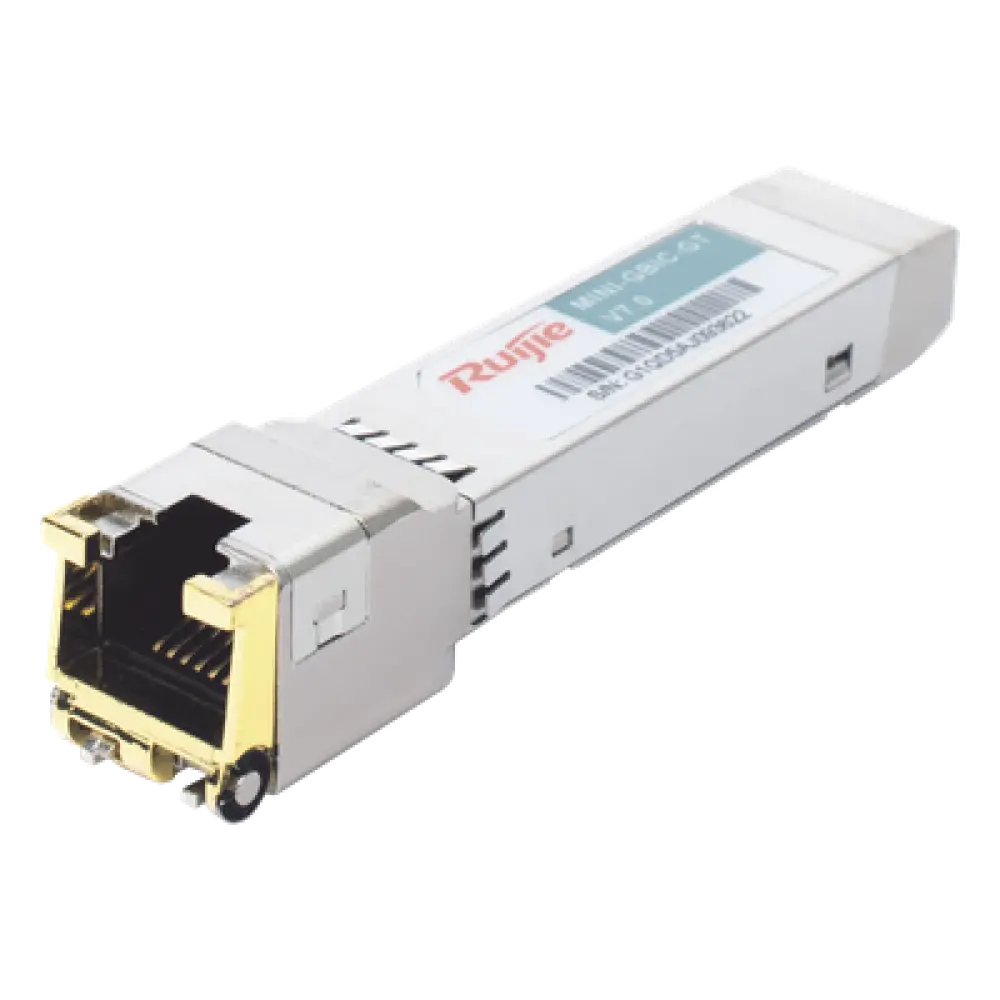Transceptor SFP a RJ45 / 1 Gbps / Alcance 100 m (328 ft) / Gigabit Ethernet